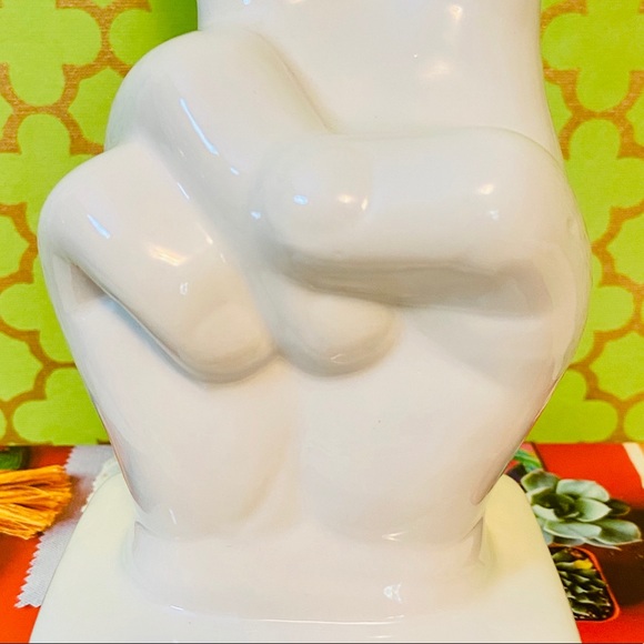 ✌️PEACE Sign Ceramic Decor Tchotchkes✌️ - Picture 6 of 7